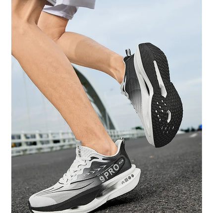 Running Shoes Carbon Board Speciality Marathon Men Sports Breathable Lightweight Women's Comfortable Athletic Nonskid Sneakers