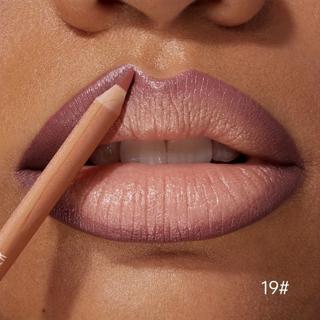 Matte lip liner pen, super smooth and easy to apply, outlining clear lip shapes, a must-have for beginners, single pack