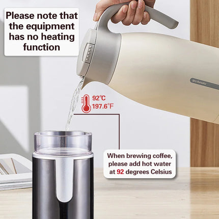 Portable Capsule Coffee Maker Electric Coffee Brewer For Ground Coffee and KCUP Capsule Coffee Without Heat Function