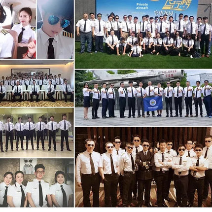Air Force Pilot Uniform Men's Shirt Flying Clothes Nightclub Aviation Clothes Engineer Military Uniform Square Collar Other Mate