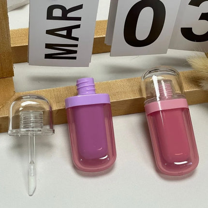 10/30/50pcs Empty 3ml Cute Multi-color Oval Ice Cream Lip Gloss Tubes Empty Liquid Lipstick/Lip Oil Bottle Cosmetic Container