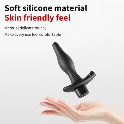 10-frequency Vibration Prostate Bead Inflation Huge Anal Plug Electric Orgasm Masturbation Massager Sex Product Butt Plug SexToy