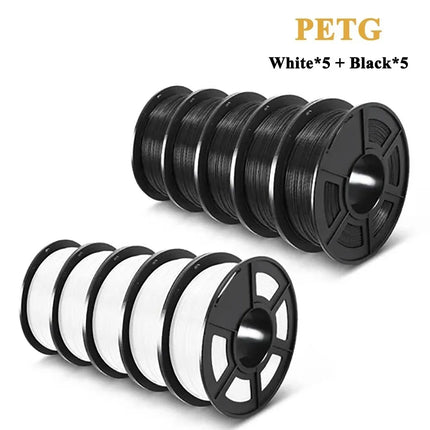 SUNLU 3D Filament PLA/PLA META/PETG/ABS/TPU/PLA MATTE 1.75mm 10Roll 1KG/0.5KG 3D Printer Filament for 3D Printer