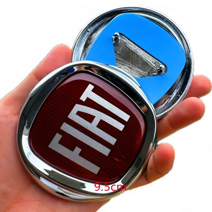 ABS Car Hood Front Bonnet Grill Rear Trunk Emblem Logo Badge Sticker For FIAT Abarth 500 Pulse Panda Tipo Strada 600 500L Mobi