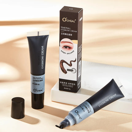 Peel Off Eye Makeup Permanent Eye Brow Tattoo Tint Long-lasting Waterproof Black Brown Dye Eyebrow Gel Cream Make Up Cosmetics