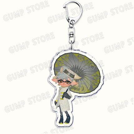 Popular Video Game Keychains for Accessories Bag Keyrings Marina Ida Inklings Pearl Houzuki Marie Octoling Jewelry Gamer Gifts