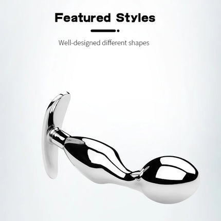 Metal Anchor Base Anal Plug outdoor Butt Plug Stainless Dildos Women'S Vaginal Plug Adult Couple Gay Masturbating Intimate Toys