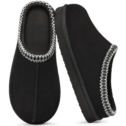 Pallene Winter Fluffy Slippers For Women Men Memory Foam Anti-slip Indoor Slides Cotton Slides Furry Warm Comfy House Slippers