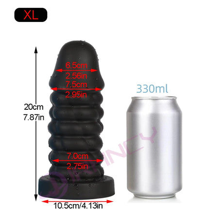 S-XXXL Huge Anal Dildos Soft Silicone Butt Plug Big Anal Plug with Suction Cup G-spot/prostate Massage 18+ Masturbate Sex Toys