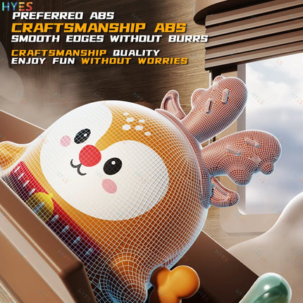 HYES Christmas Wind-up Toys Cute Santa Claus Deer Dancing Clockwork Toy Xmas Party Favors Funny Christmas Gift for Kids Adults