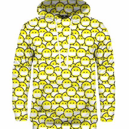 Spring Autumn Fashion Yellow Baby Duck 3D Printing Cute Graphic Hoodies Men's And Women's Casual Long-sleeved Sweatshirt Hooded