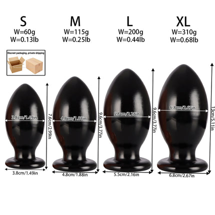 7 Size Buttplugs Anal Beads Balls Cunt Plug Dilatador Anal Plug Sex Toys Small And Big 9.5cm Huge Anal Plug Toys For Women Men