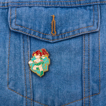 Anime Cartoon Moon Tsukino Usagi Enamel Keychain Necklace for Women Girl Magic Brooch Aino Minako Pin Cosplay Jewelry Gift