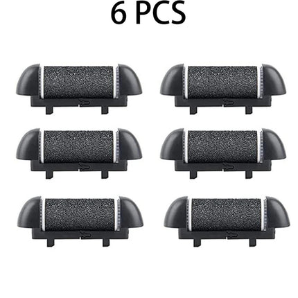 3/6 Pcs Foot Care Tool Heads Hard Skin Remover Refills Replacement Rollers for Cracked Heels Calluses and Dead Skin for HD46