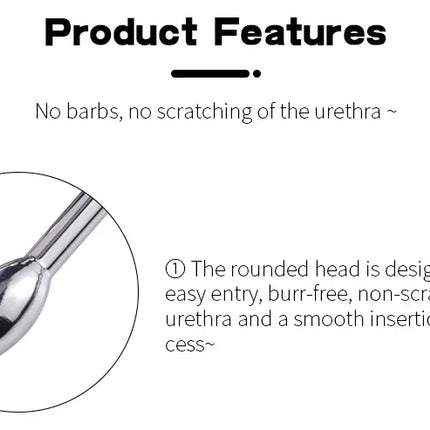 Metal Urethral Catheter Male Stainless Steel Horse Eye Urethral Plug Penis Headers Masturbator Adult SM Urethran Expander