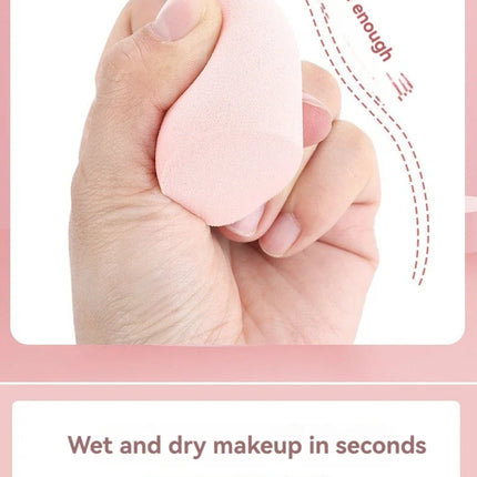 4PCS Ombre Makeup Sponge Set - Latex-Free for Foundation/Concealer, Gradient Color Mixing Egg Sponges Travel Size