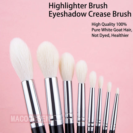 Highlighter Brush Eyeshadow Crease Brush Contour Crease Highlighter Sculpting Makeup Brushes 100% Goat Hair Tapered Beauty Tool