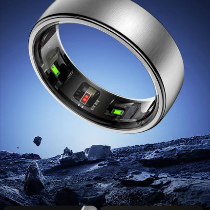 R10 Smart Ring Men Women with Wireless Charging,Health Sleep Monitor,5ATM Waterproof,Multi-sport Mode For Xiaomi Samsung Phone