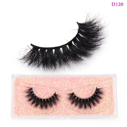 LEHUAMAO 3D Mink Lashes Makeup Eyelashes Fluffy Natural long fake lashes Full stripe reusable False Eyelash Extension 1 Pair