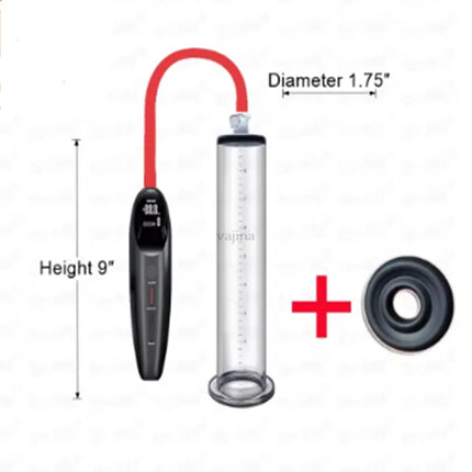 Electric Acrylic Penis Pump Vacuum Pump For Penis Male Penis Enlargement Pump Penile Training Extender Cock Dick Pump For Men 18