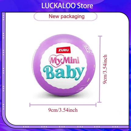 Zuru My Mini Baby Mystery Surprise Capsule Series 2 Collectible Miniature Novelty Toy 9Cm Diameter For Collection Enthusiasts
