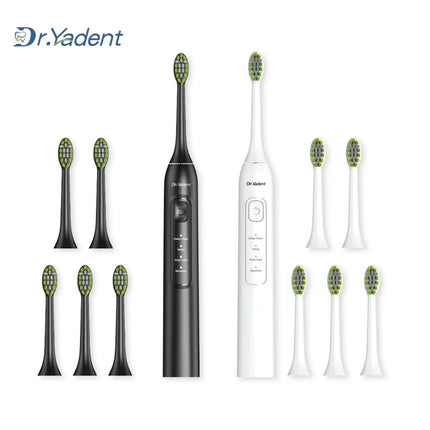 Dr.Yadent YD05 Sonic Toothbrush Gentle to Adult Gum 4 Modes 6 Soft Bristles Heads 2 Mins SmartTimer with Fast USB-C Rechargeable