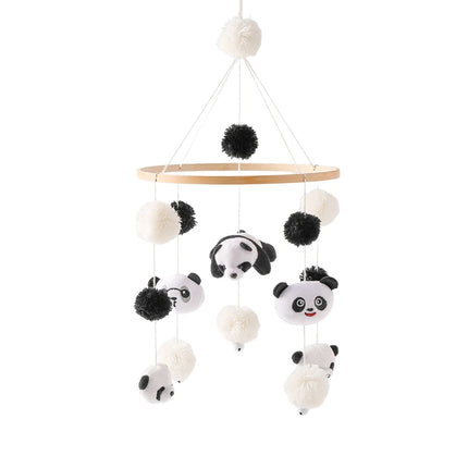 Let's Make Baby Rattle Toy 0-12 Months Wooden Mobile Newborn Music Box Bed Bell Hanging Toys Holder Bracket Infant Crib Toy Gift