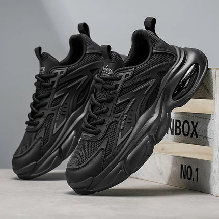 Men's Chunky Sneakers 2026 New Breathable Mesh Platform Dad Shoes Fashion Casual Running Shoes for Women
