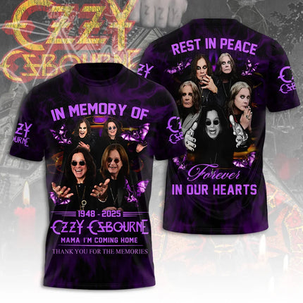 Hot Rock Ozzy Band 3d Printing T-shirt Men Women Fashion Hip Hop Short Sleeve Sports O-Neck Tops Tees For Men Clothes