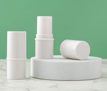 Wholesale 6g Cylinder Solid Deodorants Tube Green/Pink/Purple Lip Balm Container Empty Lipstick Bottle Cleansing Mask Stick