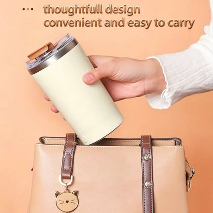 Electric 400ML Magnetic Automatic Mixing Cup USB Rechargeable Waterproof Milk Coffee Self Mixing Mug Suitable for Different Cups