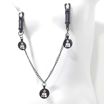 Nipple Clamps Spades Pattern Metal Nipple Clamps Unisex BDSM Games Teasing Stimulating Nipples Adult Sex Toys for Couples 18+