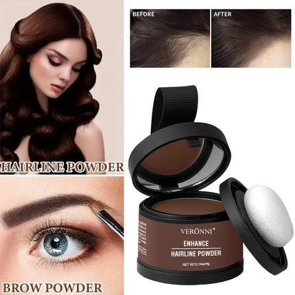 Hairline Shadow Powder,Instantly Conceal Hairline And Hair Root, Waterproof Hairline Powder Filler,Hair Root Cover,Scalp Powder