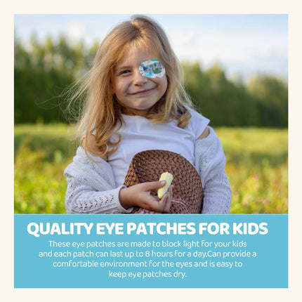 140Pcs Cute Kids Strabismus Treatment Vision Care Children Health Care Kids Child Amblyopia Eyeshade Child Adult Lazy Eye Patch