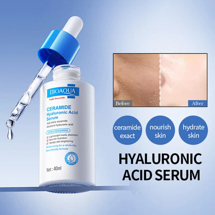 BIOAQUA Ceramide Hyaluronic Acid Serum for Face Moisturizing Anti Wrinkles Anti-aging Whitening Facial Essence Skin Care