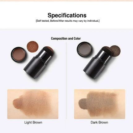 14 Color Temporary Hairline Powder Stick,Waterproof Hairline Filling Powder,Hair Shadow Powder,Hair Shading Sponge Pen