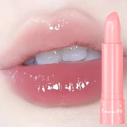 Fruit Color Changing Cherry Red Jelly Lipstick Moisturizing Temperature Change Peach Lip Blam Korean Makeup for Women Lips Care