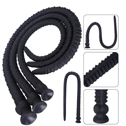 Super Long Anal Plug Soft Silicone Big Butt Plug Adult Sex Toys Dilator Training Expansion Huge Long Anal Plug For Women Men Gay