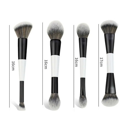 Dual-Ended F4 Contour Face Brush Multi-purpose High Coverage Eyeshadow Concealer Brushes Cosmetic Beauty Makeup Brushes