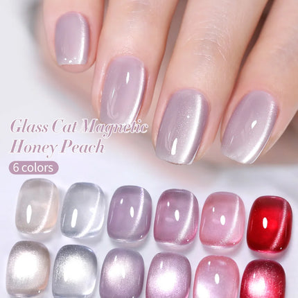 BORN PRETTY 10ml Silver Water Light Cat Magnetic Gel Nail Polish Nail Supplies Vernis Semi Permanent Gel for Fall Winter Nails