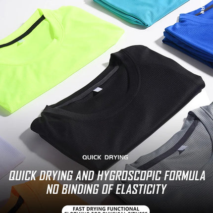 Quick Dry Breathable T-Shirt Sports Tops Training Clothes Long Sleeve T-Shirt Men's Autumn Running Gym Accessories Men Fitness
