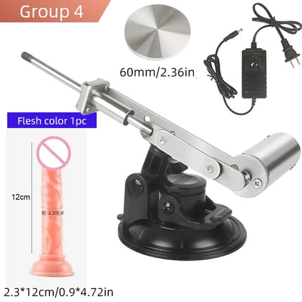 Reciprocating Linear Fuvk Machine Mini Telescopic Linear Actuator 3XLR Telescopic Sex Machine Masturbation Sexual Toys