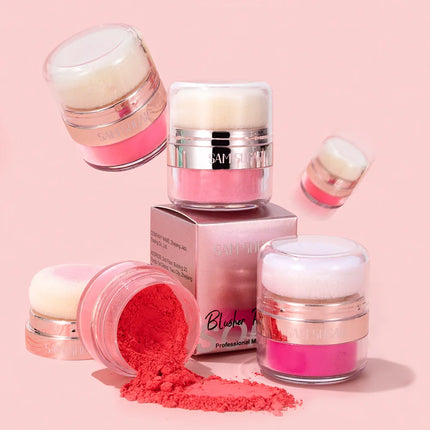 6 Color Air Cushion Blush Silky Smooth Matte Eye Shadow With An Easy To Use Puff For Mushroom Head Loose Powder