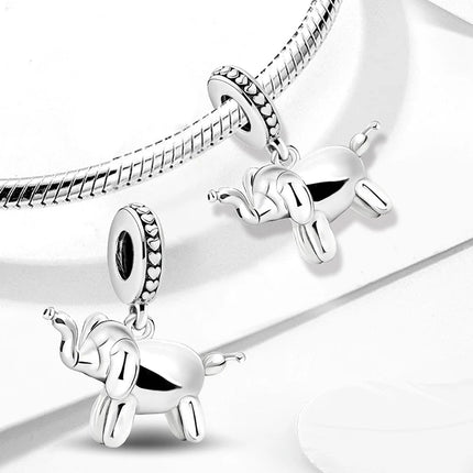925 Sterling Silver Animal Series Little Lion Butterfly Spot Dog Charms Beads Fit Original Pan Bracelet High Quality DIY Jewelry