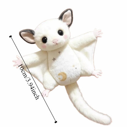 Cute Sugar Glider Plush Keychain Soft Flying Squirrel Bag Charm Kawaii Animal Pendant Gift