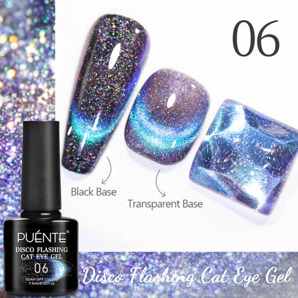 7.5ML Amber Moonlight Cat Magnetic Gel High Glossy Luxury Coffee Series Cat Eye Gel Soak Off UV Semi-Permanent Nail Art Varnish