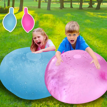 2PCS 80cm Inflatable Bubble Balls,Water Balloons for Toddler Outdoor Toys,Beach Ball for Kids Yard Games Summer Water Gift