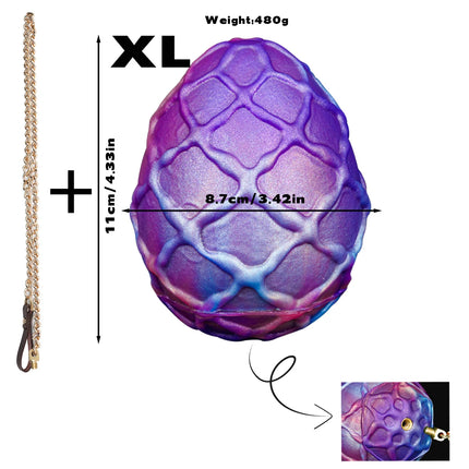 New Large Egg Type Anal Plug With Chain Couple Masturbation Traction  Anal Plugs Oviposition Trainer Lay-Eggs BDSM Adult Sex Toy