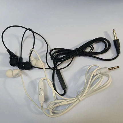1 Pcs Fashion  4 Colors Super Bass With Built-in Microphone 3.5mm In-Ear Wired Earphone Hands Free For Smartphones Earbuds