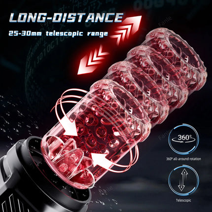 Automatic Heated Telescopic Sucking Masturbator Cup Blowjob Pocket Thrusting Rotating Masturbation Sex Toys for Adult Men